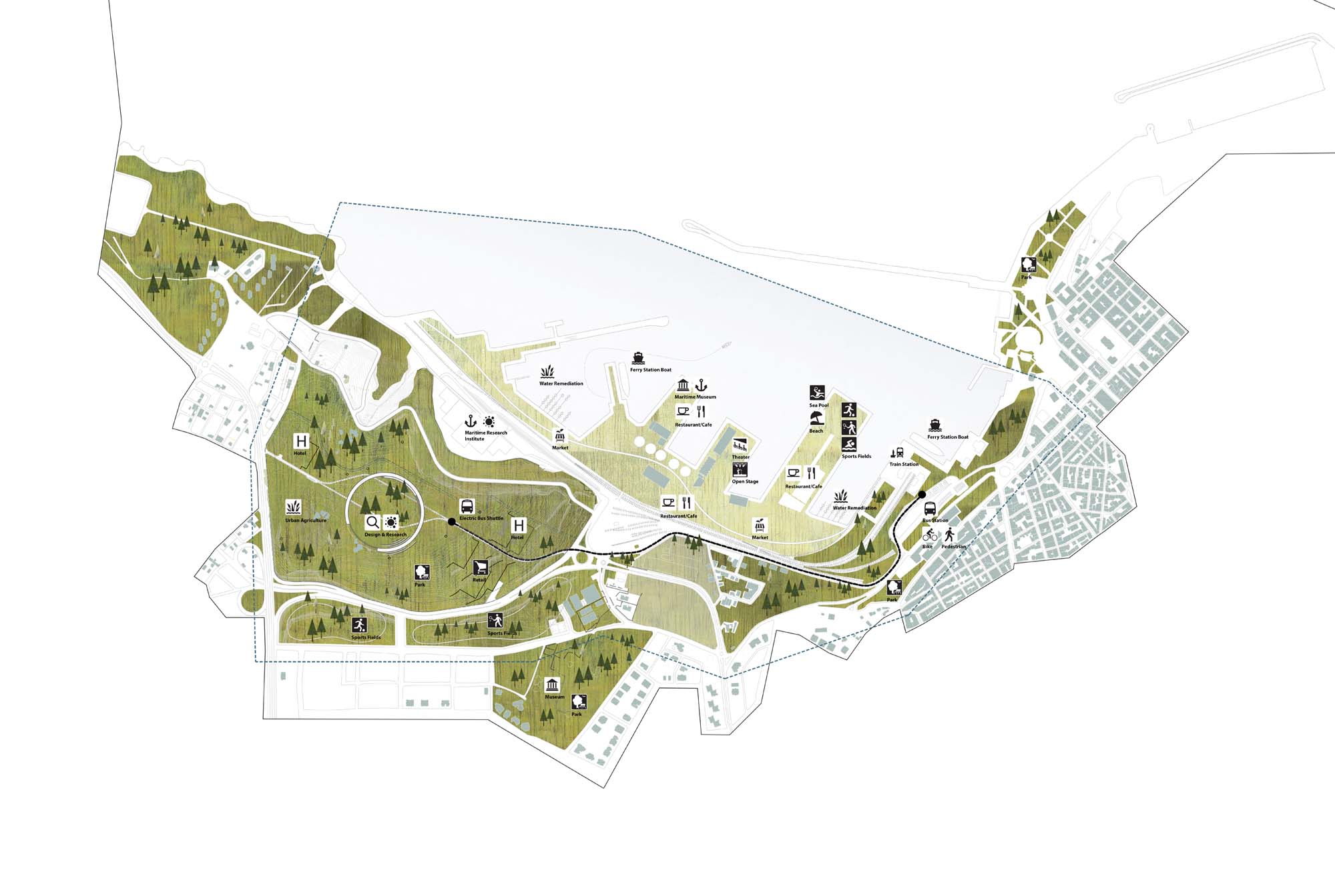 Park Architecture Masterplan